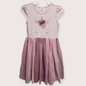 PINKY LOS ANGELES Girls Unicorn Pink Tulle Dress